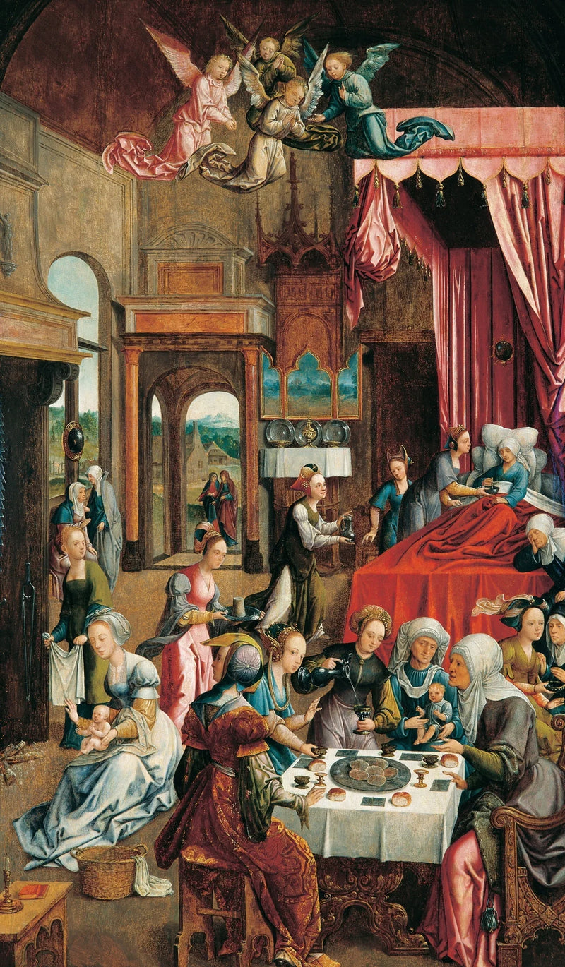 Nativité de la Vierge - Jacob Cornelisz van Oostsanen