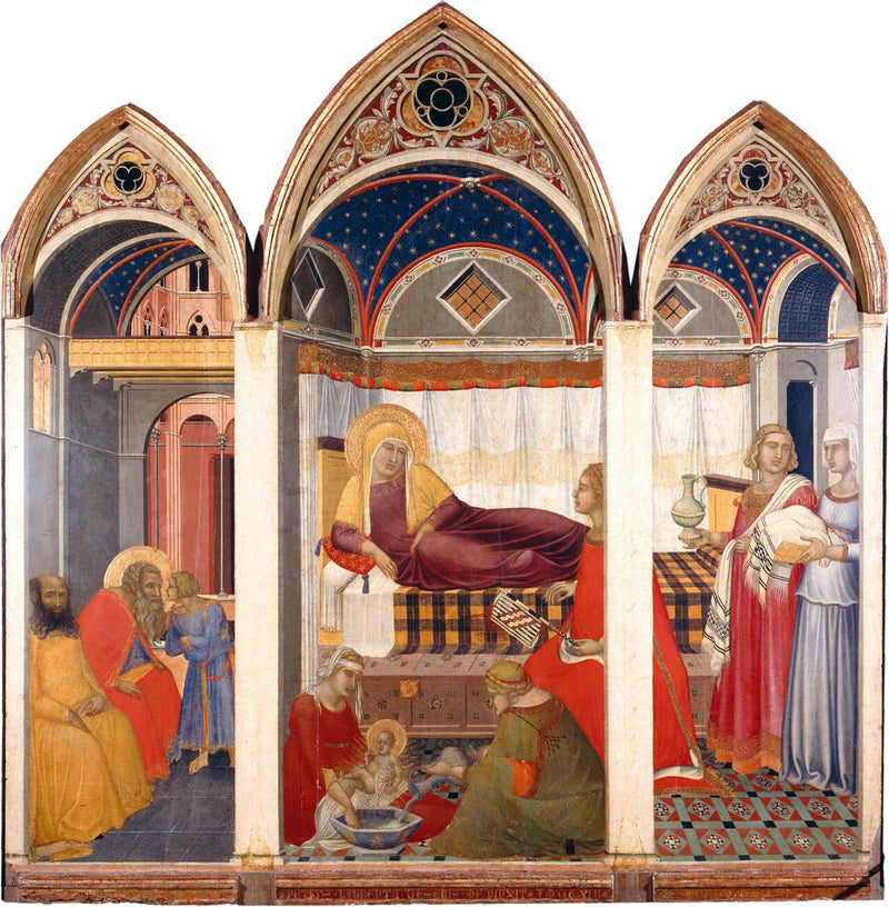 Nativité de la Vierge - Pietro Lorenzetti