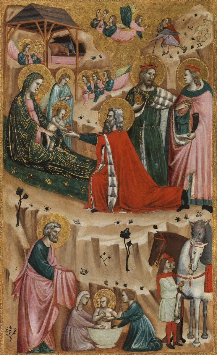 Nativité et adoration des Rois mages - Giovanni Baronzio