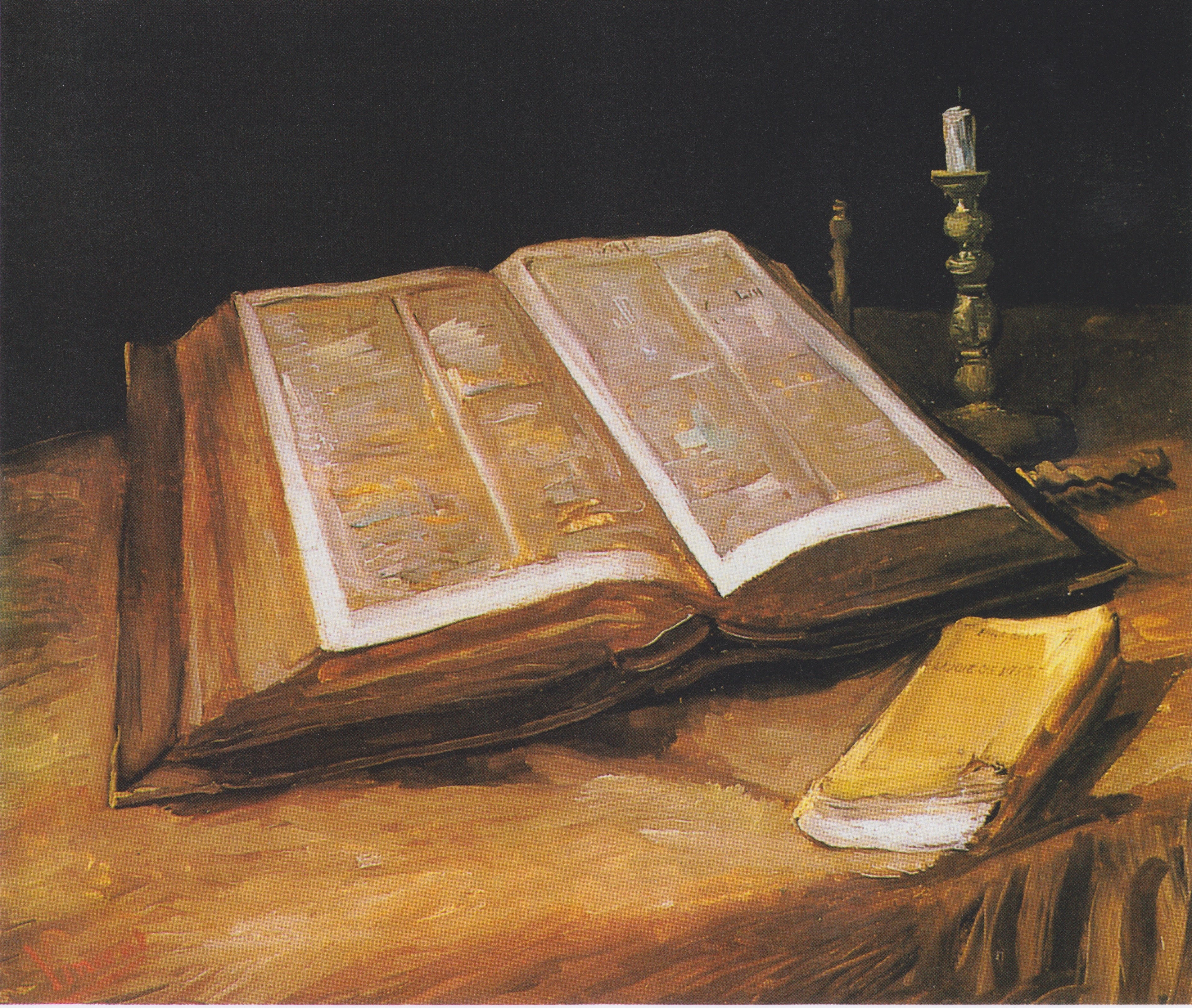 Nature morte à la Bible - Vincent van Gogh