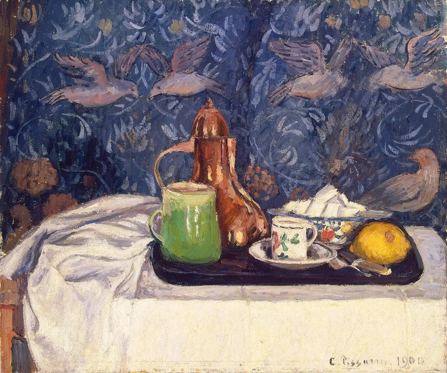 Nature morte à la cafetière - Camille Pissarro