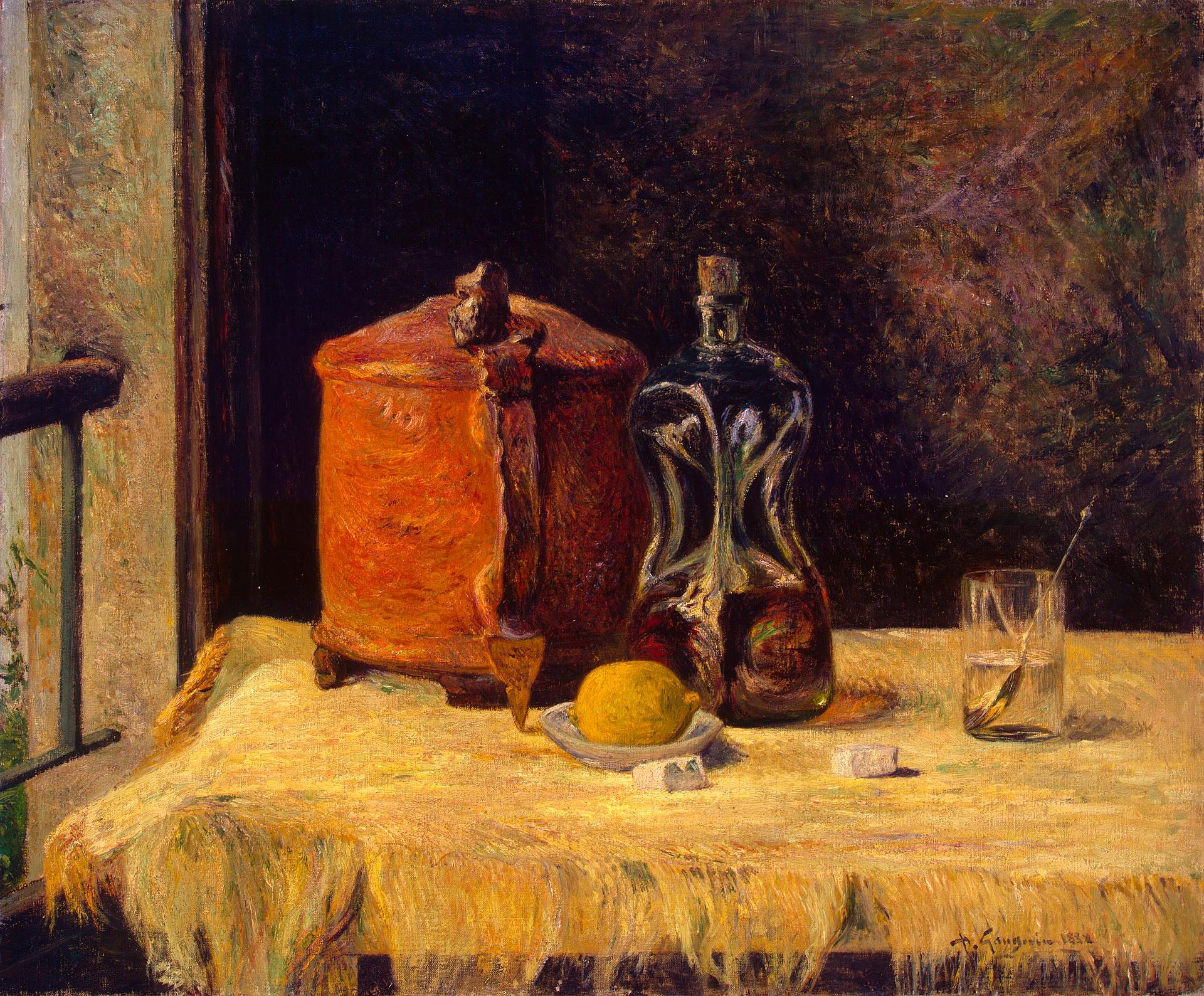Nature morte à la fenêtre - Paul Gauguin