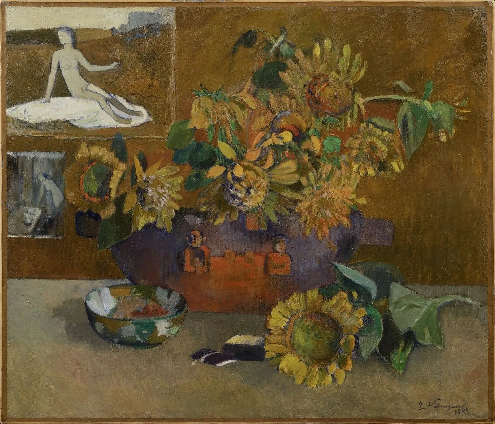 Reproduction du tableau « Nature morte à l'Espérance - Paul Gauguin » par Alpha Reproduction en peinture à l’huile