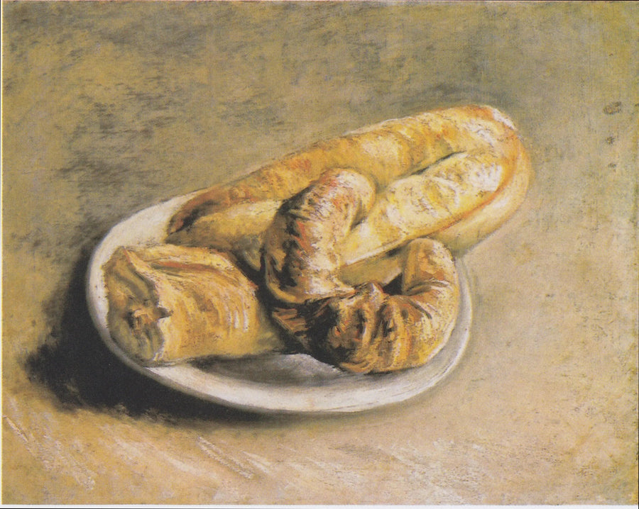 Nature morte, assiette avec du pain - Vincent van Gogh