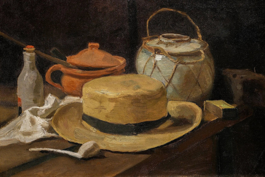 nature morte au chapeau de paille - Vincent van Gogh