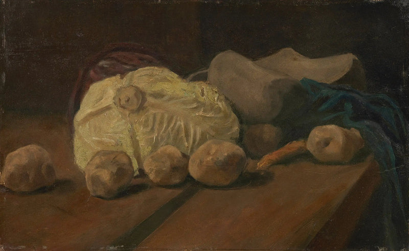 Nature morte au chou et aux sabots - Vincent van Gogh