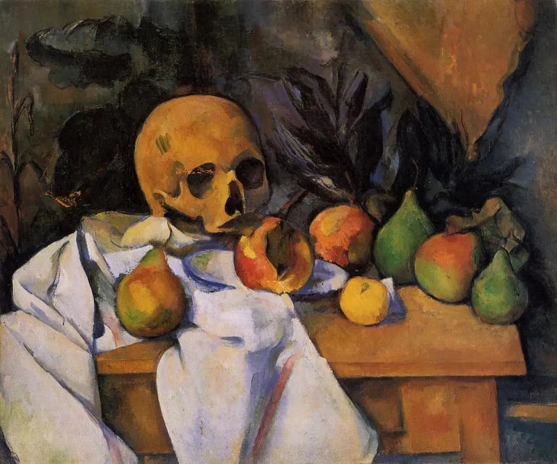 Nature morte au crâne - Paul Cézanne