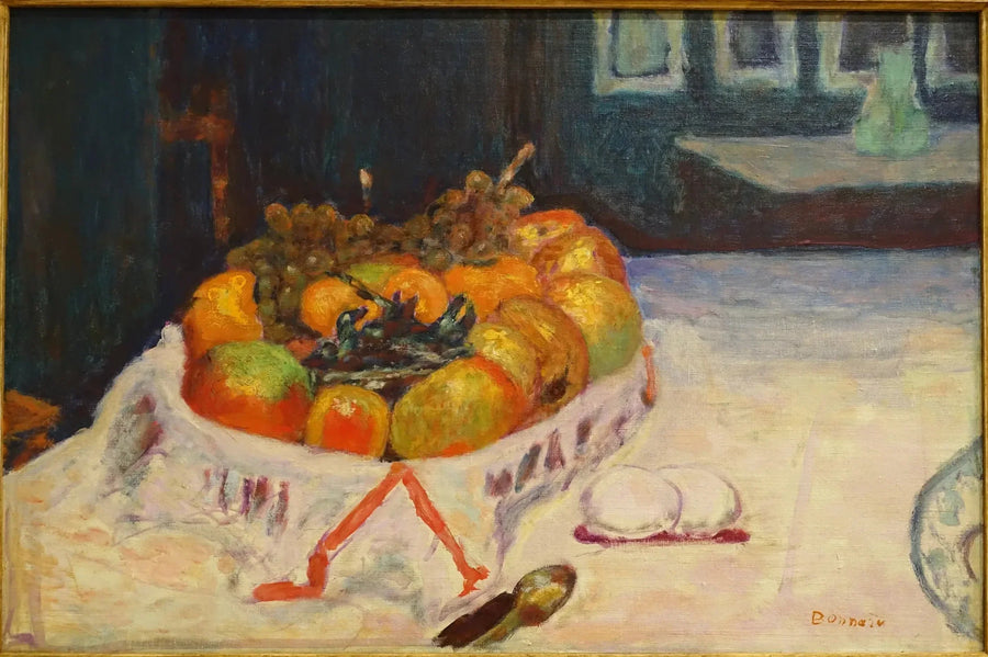 Nature morte au panier de fruits - Pierre Bonnard