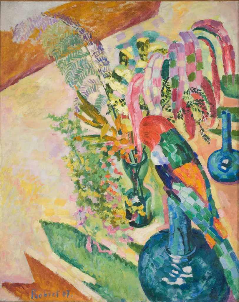 Nature morte au perroquet - Robert Delaunay