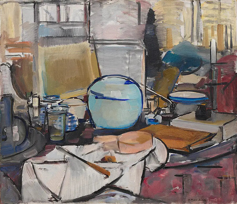 Nature morte au pot de gingembre I - Piet Mondrian