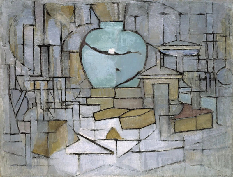 Nature morte au pot de gingembre II - Piet Mondrian