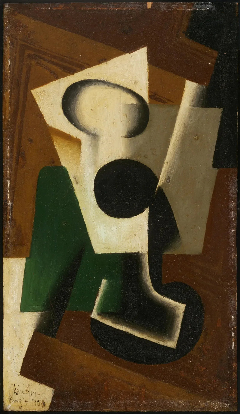 Nature morte au verre - Juan Gris