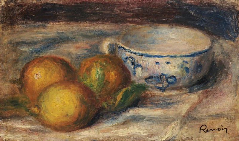 Nature morte aux citrons et à la tasse - Pierre-Auguste Renoir