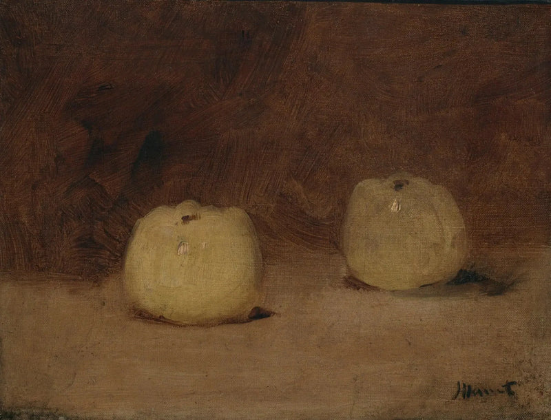 Nature morte aux deux pommes - Édouard Manet