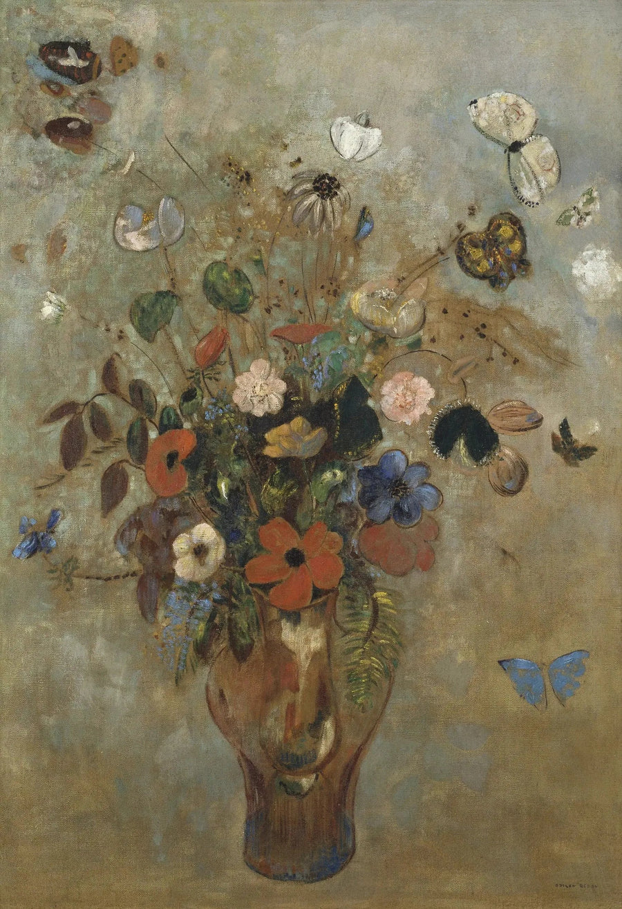Nature morte aux fleurs - Odilon Redon