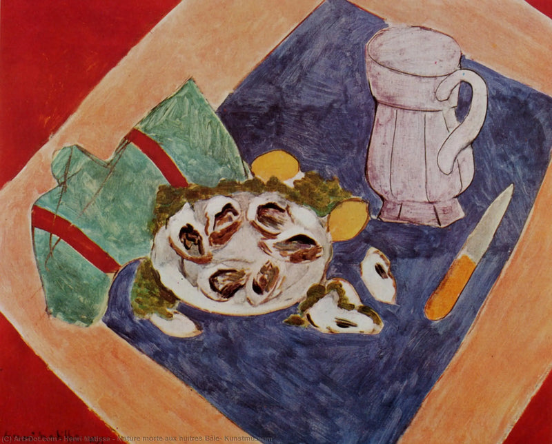 Nature morte aux huîtres - Henri Matisse