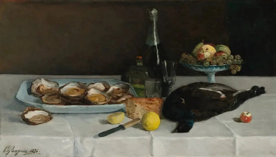 Nature morte aux huîtres - Paul Gauguin