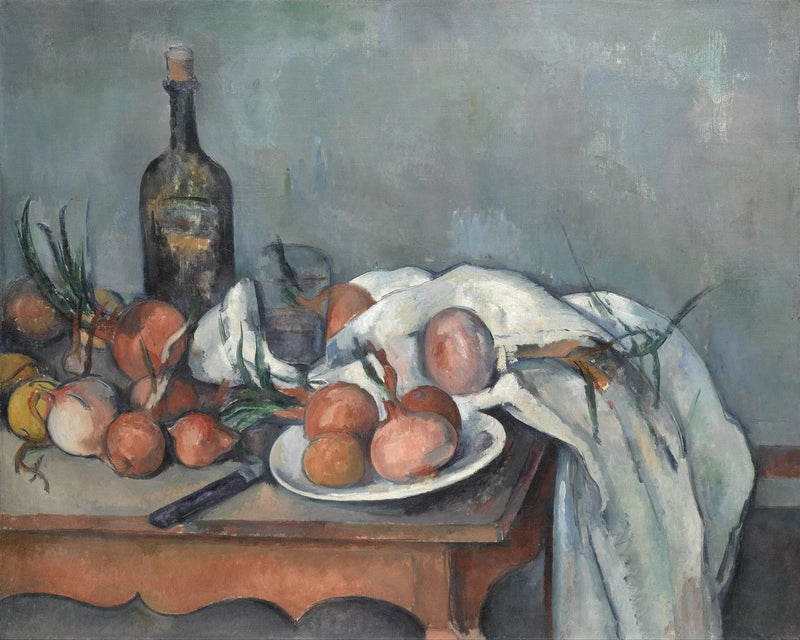 Nature morte aux oignons - Paul Cézanne