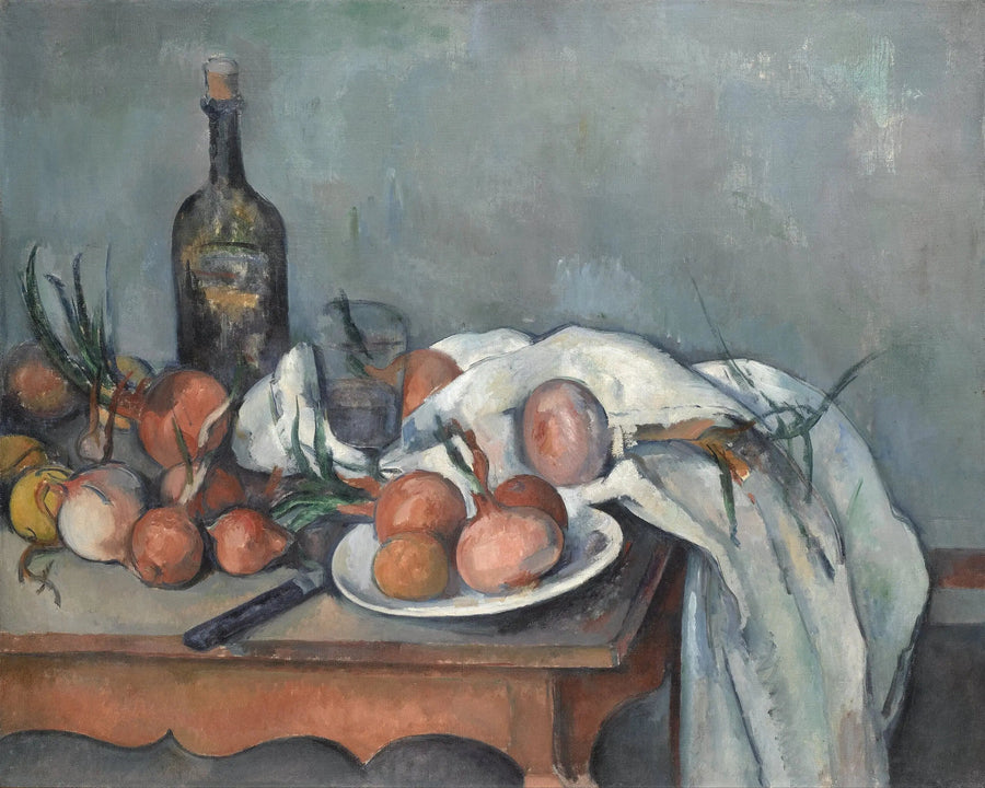 Nature morte aux oignons - Paul Cézanne