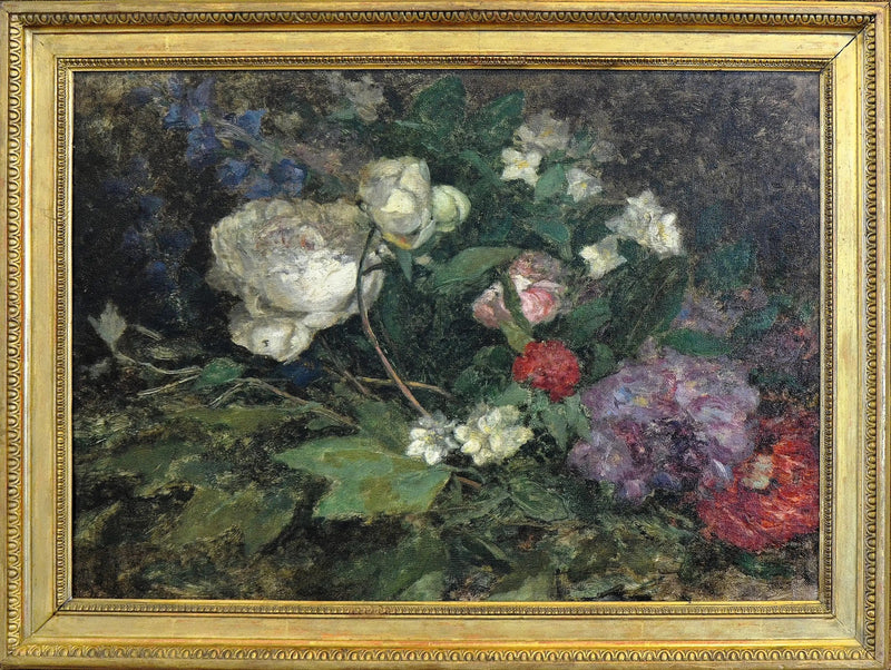Nature morte aux pivoines et seringa - Eugène Boudin