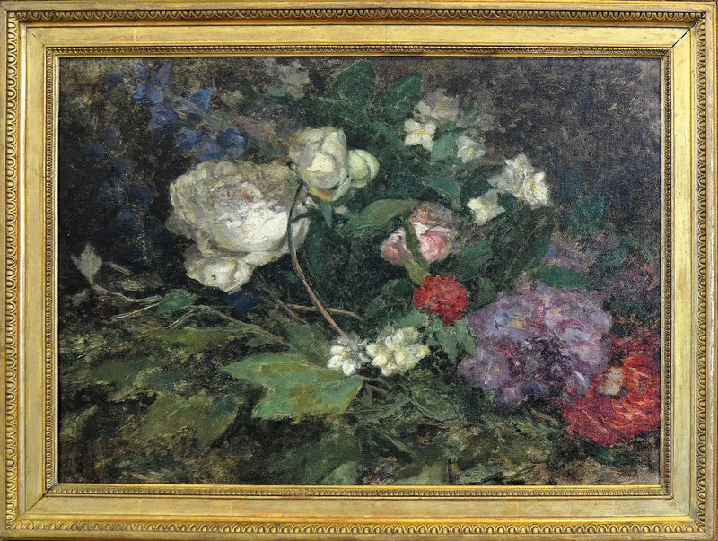 Nature morte aux pivoines et seringa - Eugène Boudin