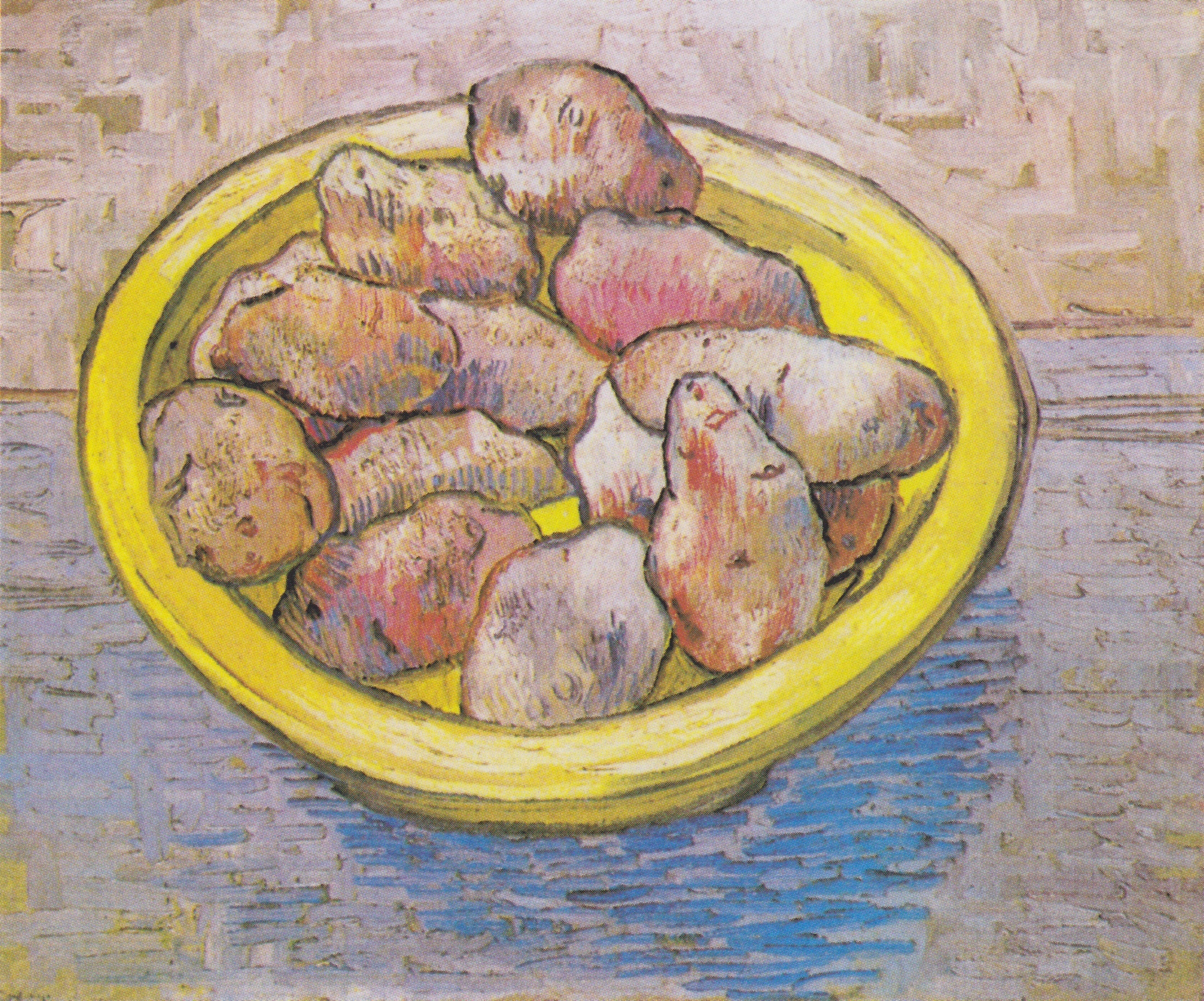 Reproduction du tableau « Nature morte aux pommes de terre - Vincent van Gogh » par Alpha Reproduction en peinture à l’huile