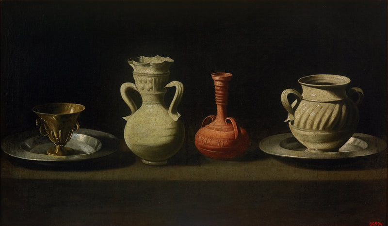 Nature morte aux quatre vases - Francisco de Zurbarán