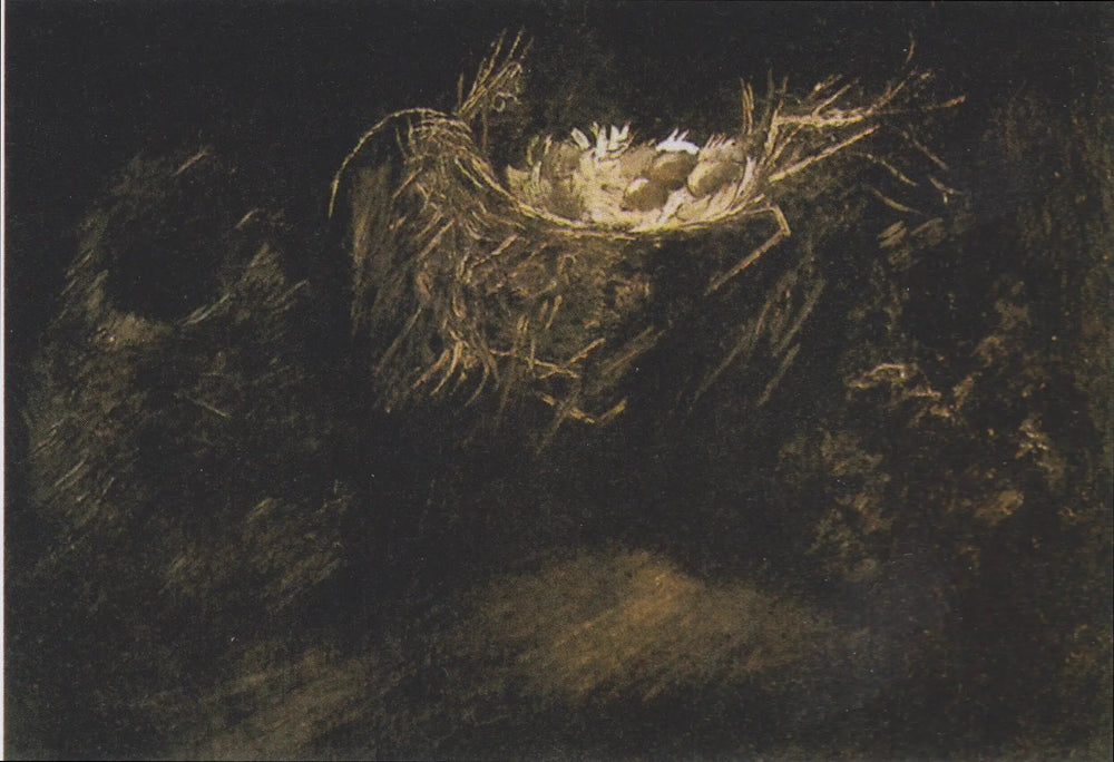 Reproduction du tableau « Nature morte aux trois nids d'oiseaux - Vincent van Gogh » par Alpha Reproduction en peinture à l’huile