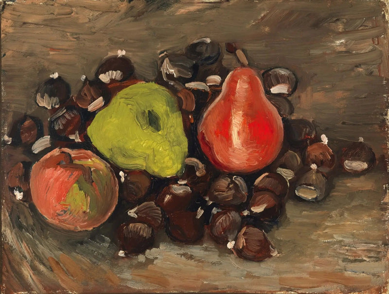 Nature morte avec des fruits et des châtaignes - Vincent van Gogh