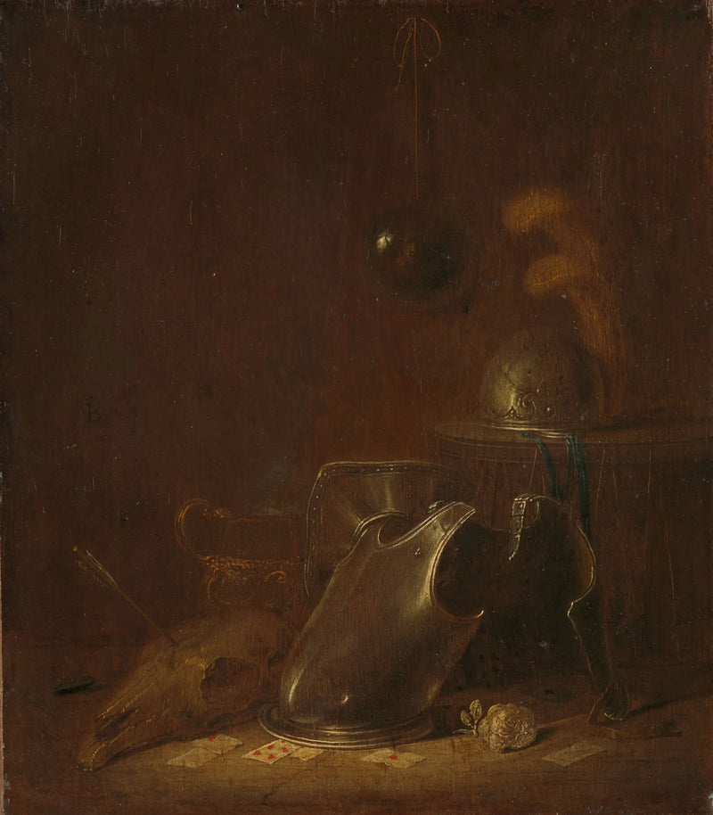 Nature morte avec du matériel militaire - Jan Jansz. Buesem