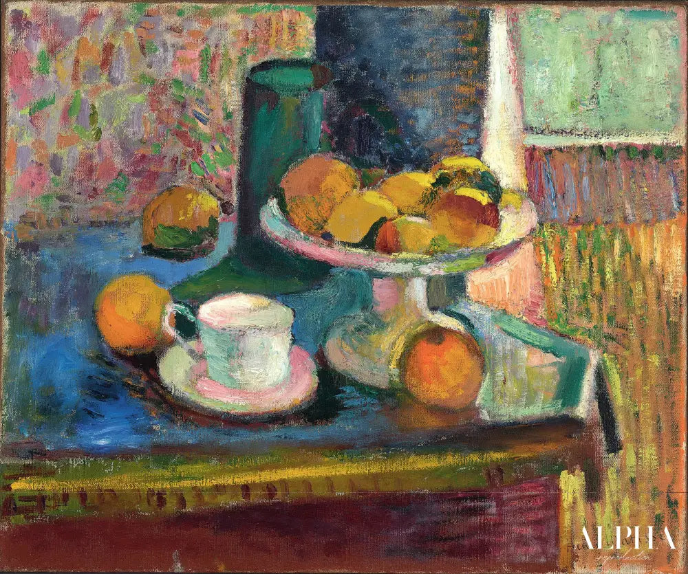 Nature morte avec pommes et oranges en compote - Matisse - Reproductions de tableaux et peintures haut de gamme