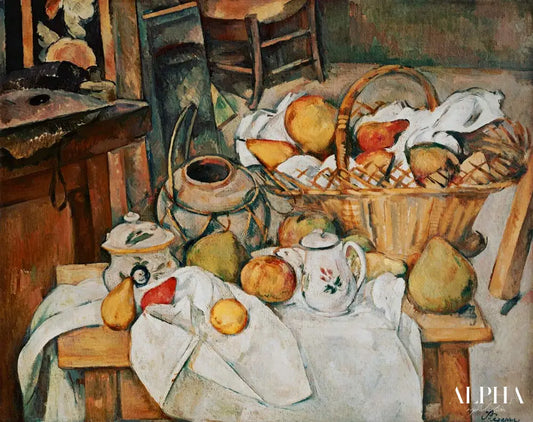 Nature morte avec pommes - Paul Cézanne - Reproductions de tableaux et peintures haut de gamme