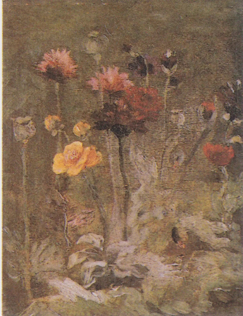 Nature morte avec scabieuse et renoncule - Vincent van Gogh