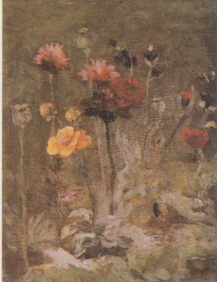 Nature morte avec scabieuse et renoncule - Vincent van Gogh