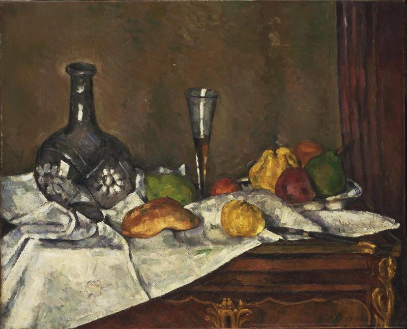 Nature morte avec un dessert - Paul Cézanne