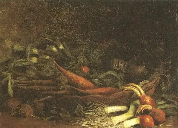 Nature morte avec un panier de légumes - Vincent van Gogh