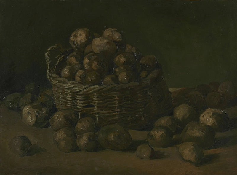Nature morte avec un panier de pommes de terre - Vincent van Gogh