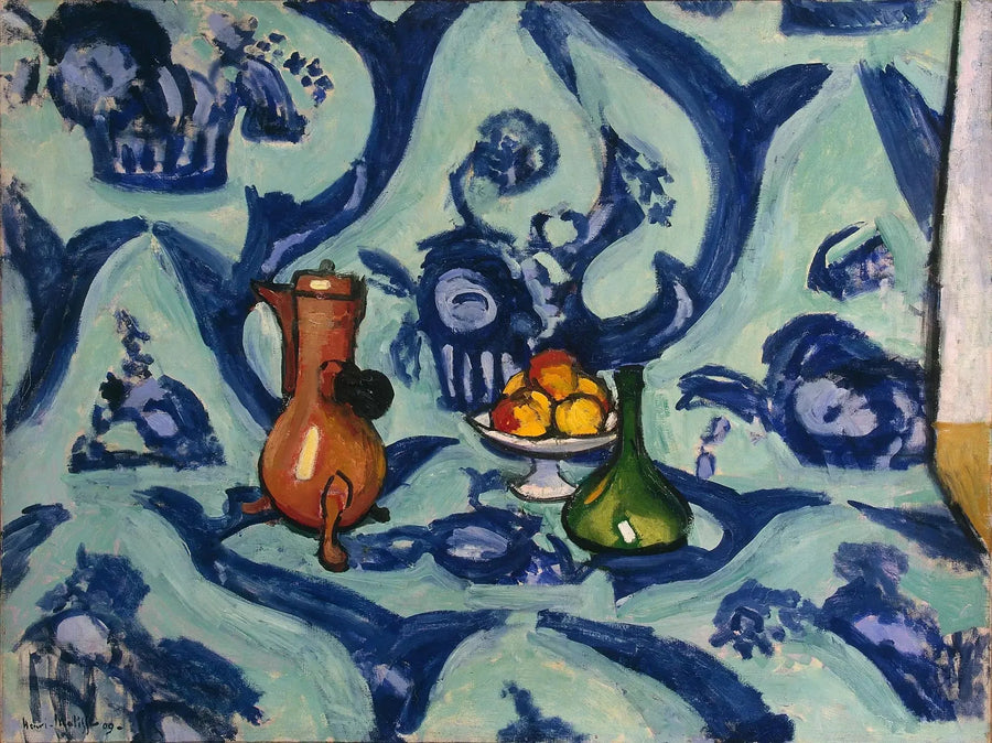 Nature morte, camaïeu bleu - Henri Matisse