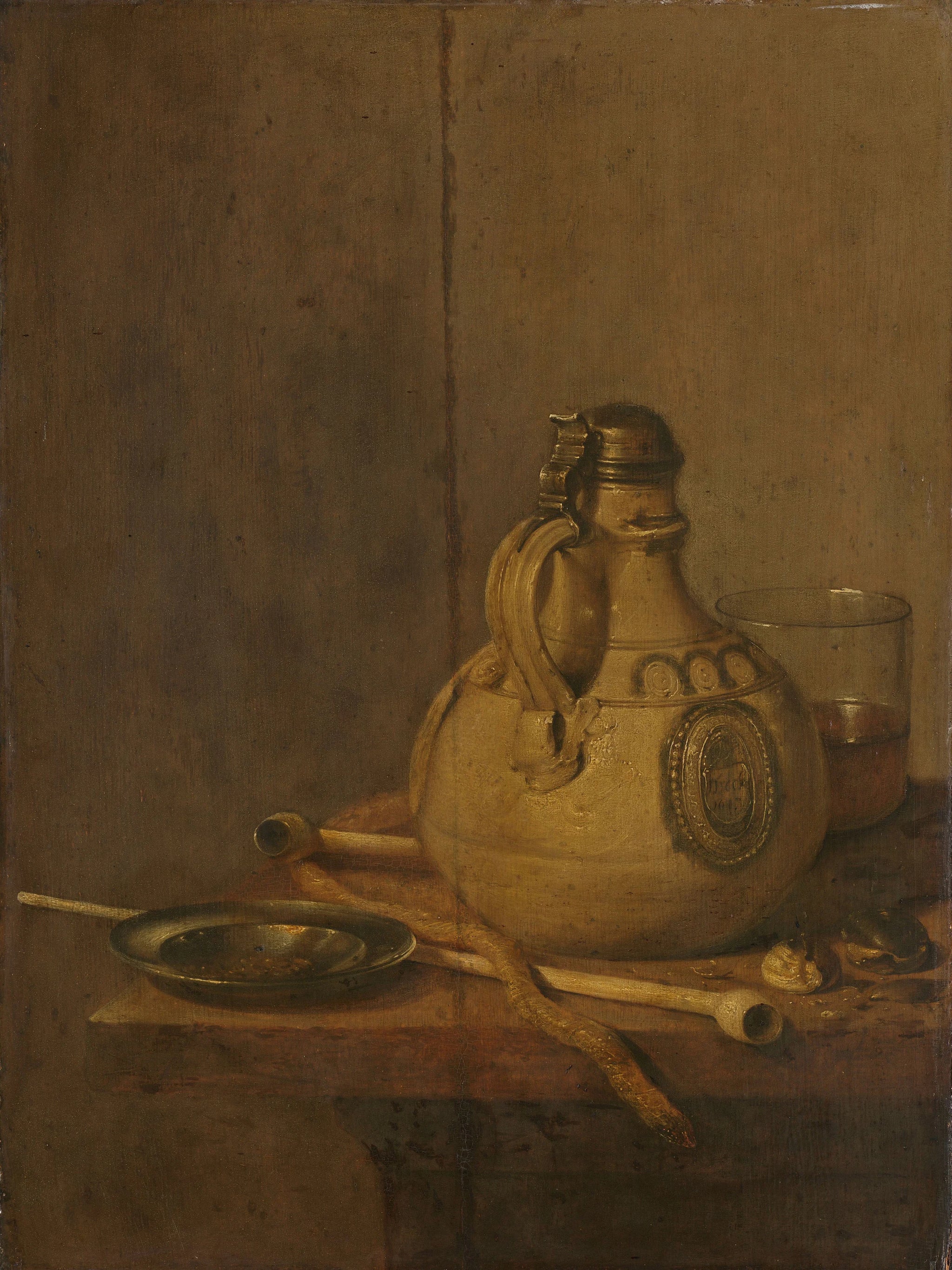 Nature morte à la cruche en grès - Jan Treck