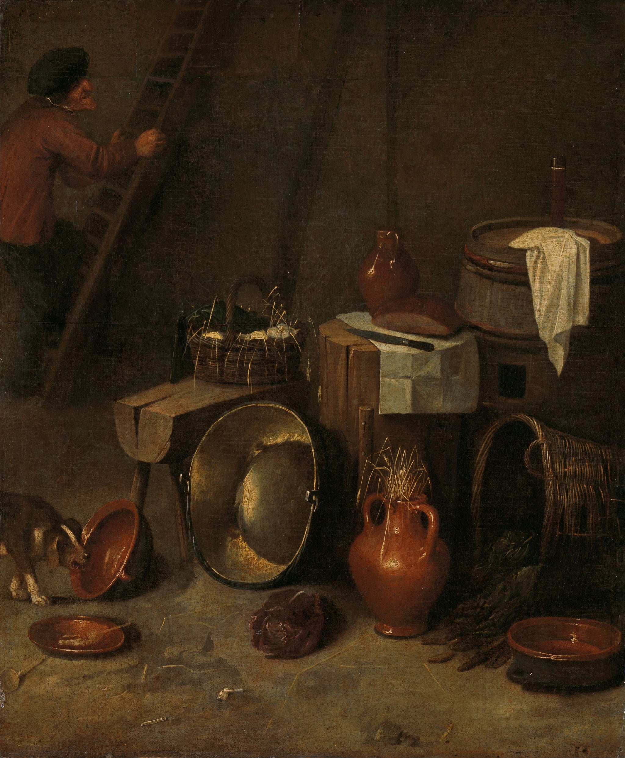 Nature morte dans une écurie - Hendrik Potuyl