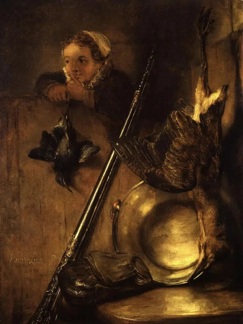 Nature morte de chasse au butor - Rembrandt