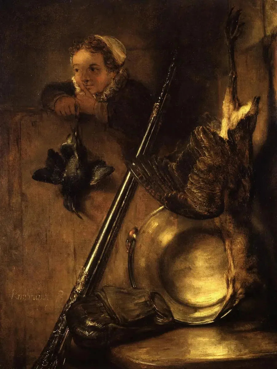Nature morte de chasse au butor - Rembrandt