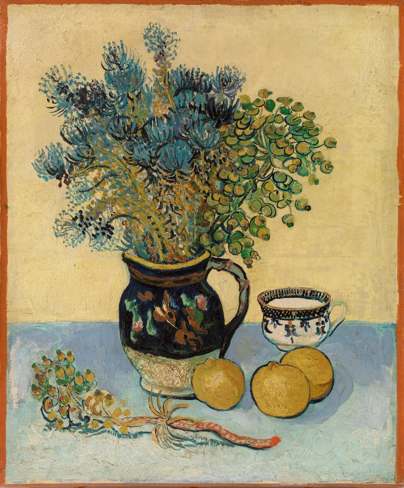 Nature morte : majolique aux fleurs sauvages - Vincent van Gogh