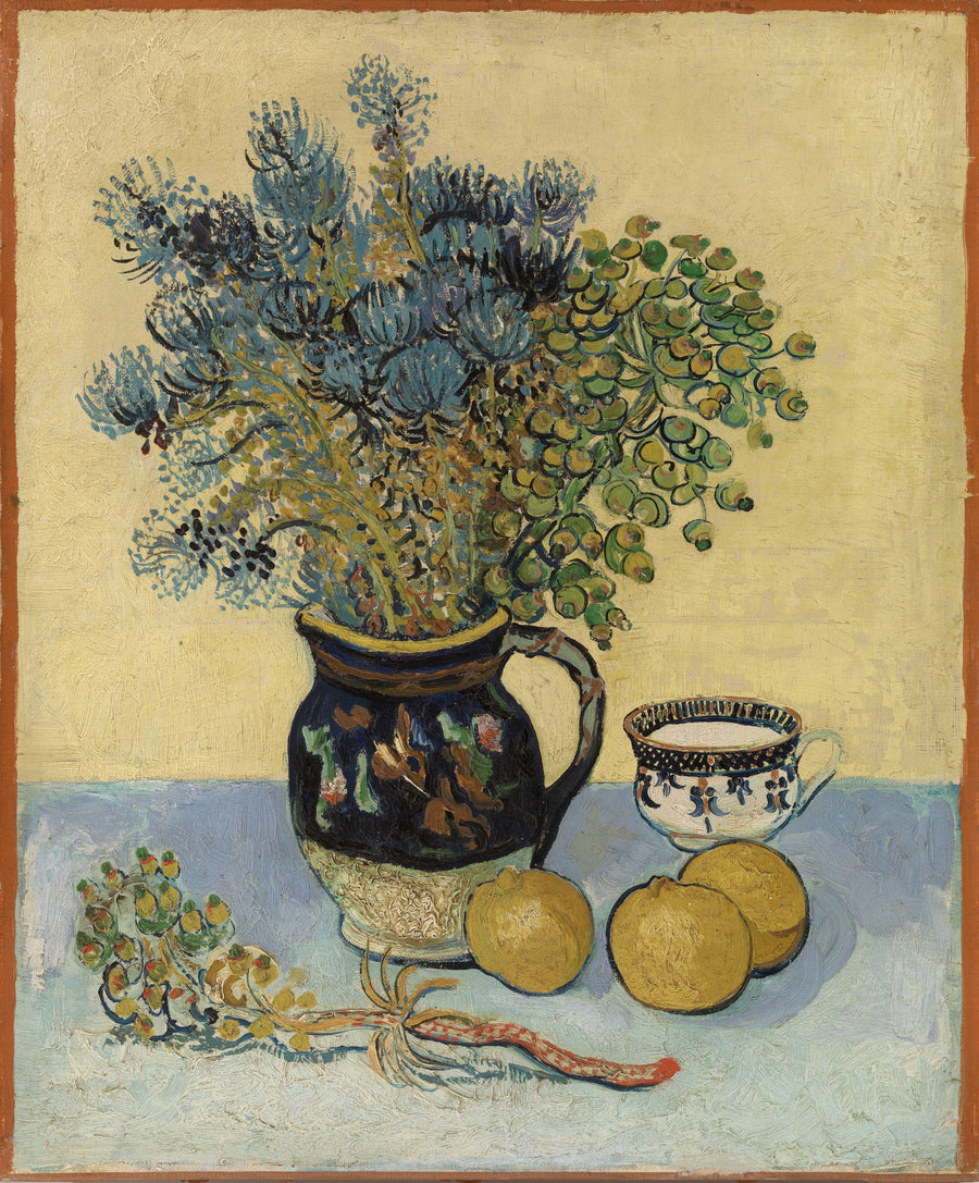 Nature morte à la majolique et aux fleurs sauvages, F600 – Van Gogh