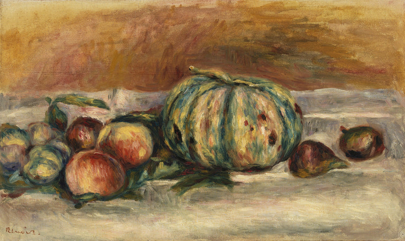 Nature morte au melon, vers 1905 – Pierre-Auguste Renoir