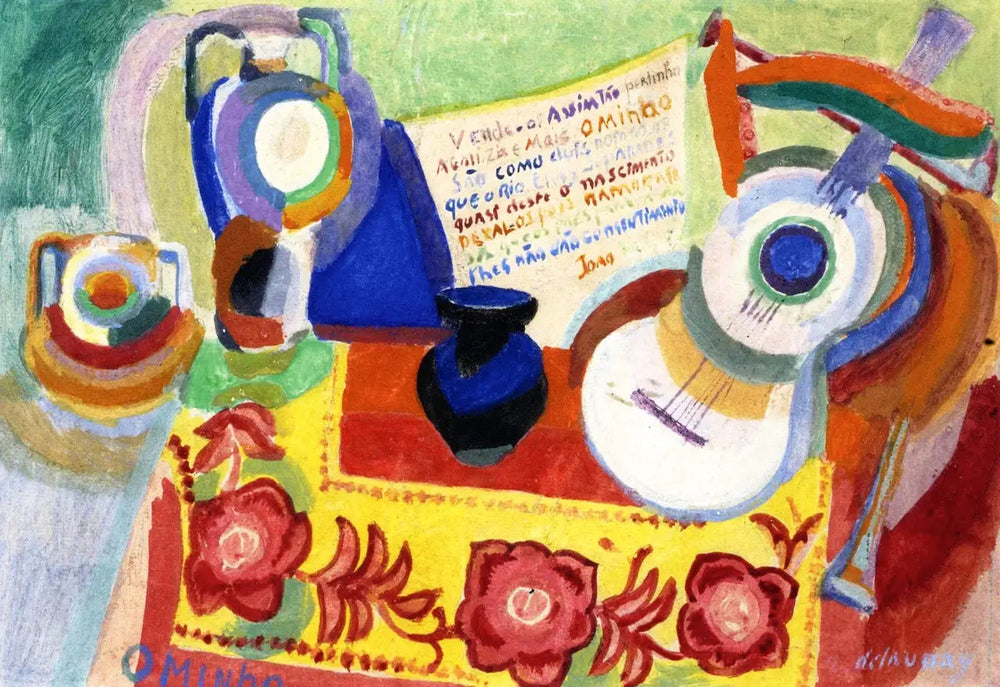 Nature morte portugaise - Robert Delaunay image 1 tableau peint à l’huile sur toile