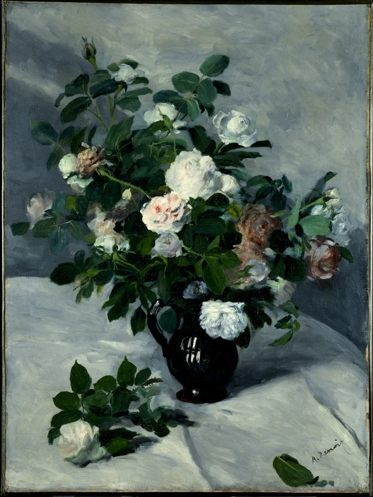 Nature morte aux roses, vers 1866 – Pierre-Auguste Renoir