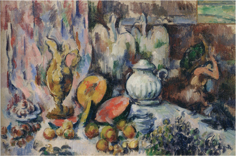 Nature morte - Table de banquet - Paul Cézanne