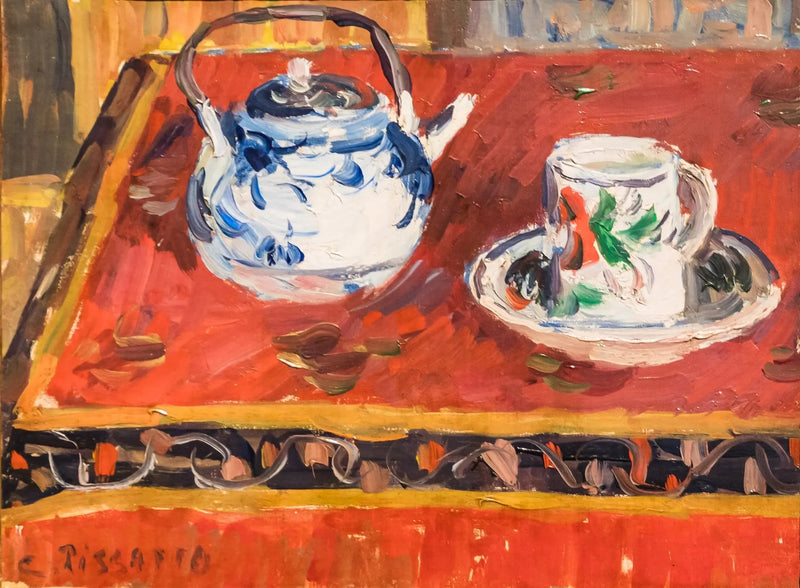 Nature morte, tasse et théière - Camille Pissarro