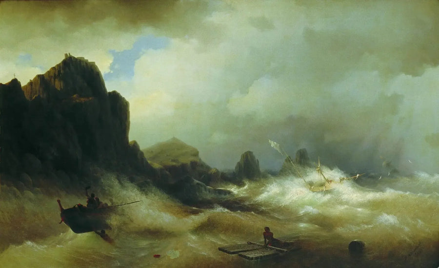 Naufrage - Ivan Aïvazovski